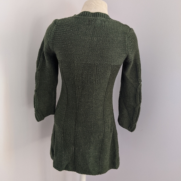 Dark green tunic sweater - Picture 2 of 3